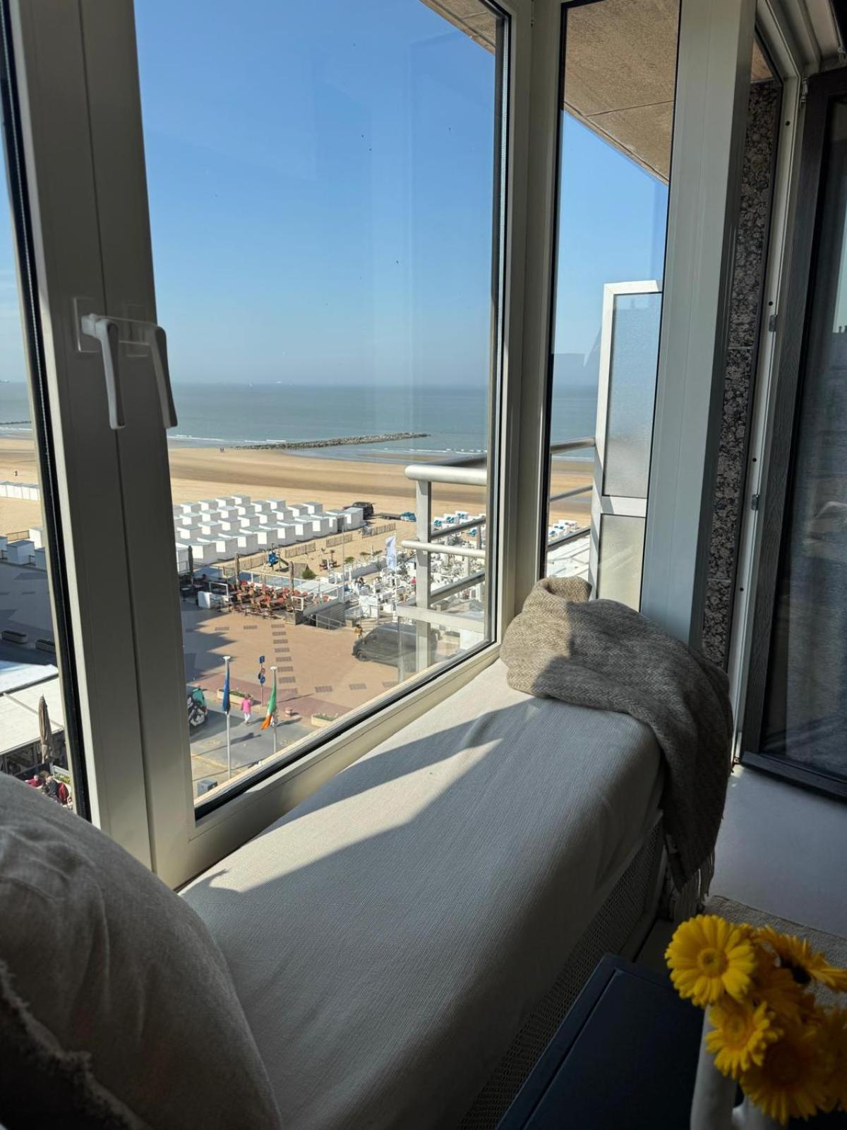 Luxe Studio/Suite Met Zeezicht En Volle Zon Knokke-Heist Ngoại thất bức ảnh